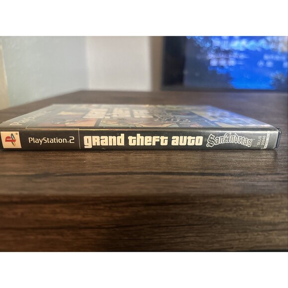 Grand Theft Auto San Andreas GTA PlayStation 2 PS2  With Map, No Manual TESTED - Picture 6 of 9